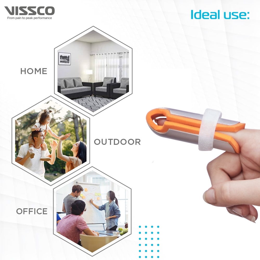 Cot Finger Splint | Adjustable Immobilizer for Finger Support