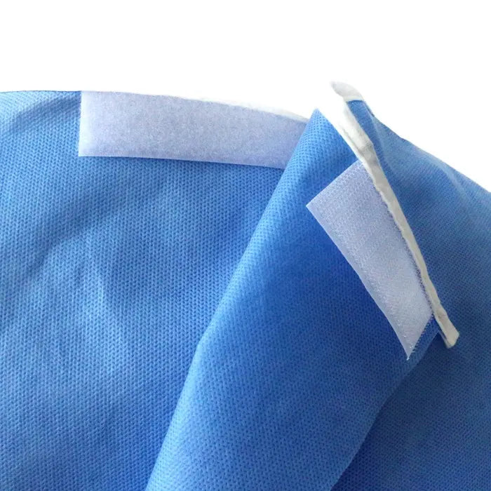 Protective Gown With Cuff: Blue - Full Sleeve