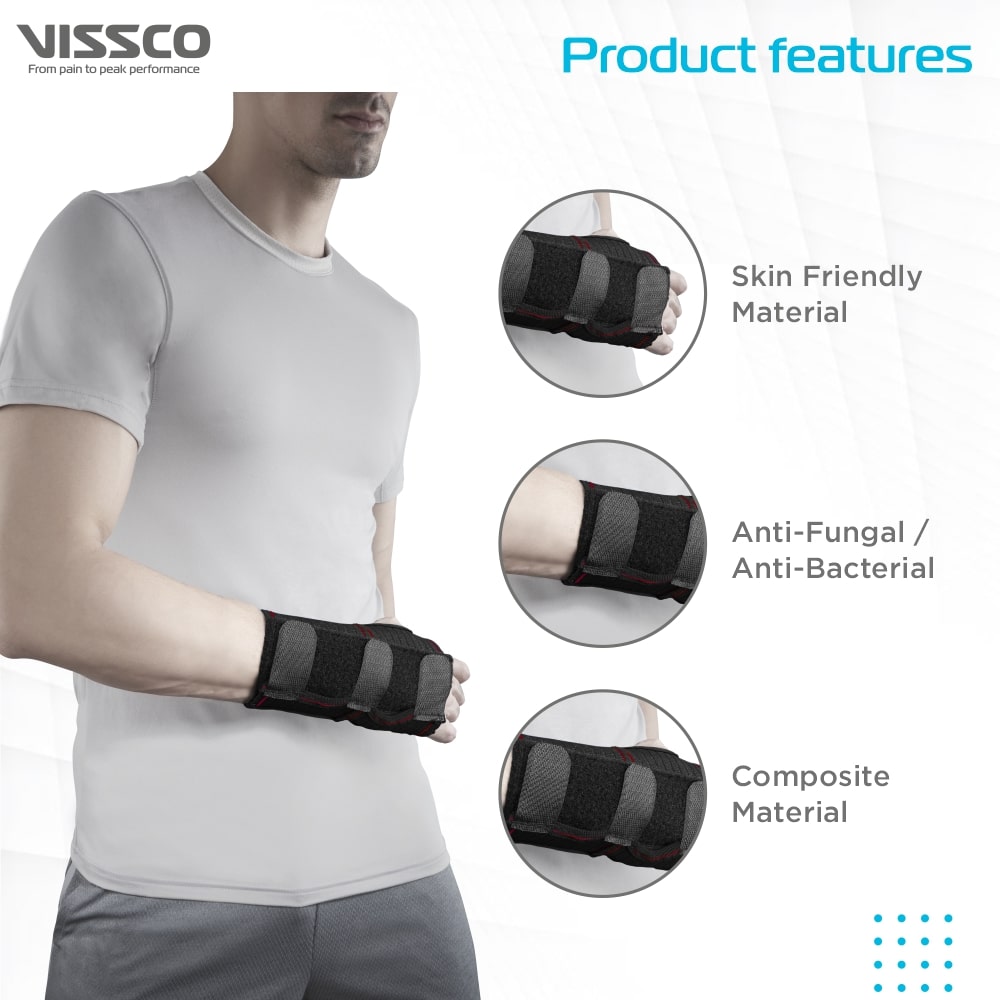 Universal Elastic Wrist Support | For Colle's Fracture, Sprains, Arthritis & Post-Operative Relief