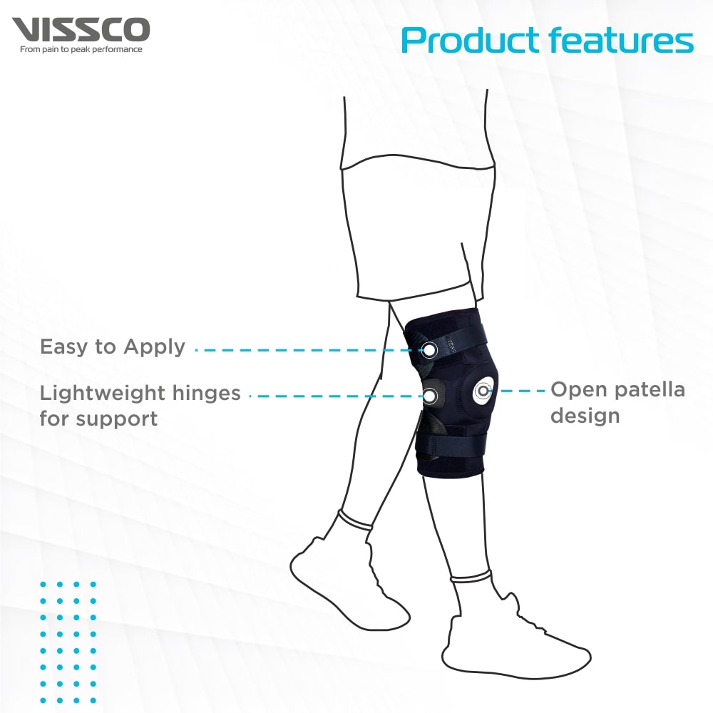 Functional Knee Support | Moderate Support & Stability – Black