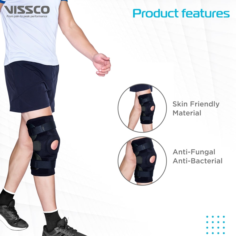 Functional Knee Support | Moderate Support & Stability – Black
