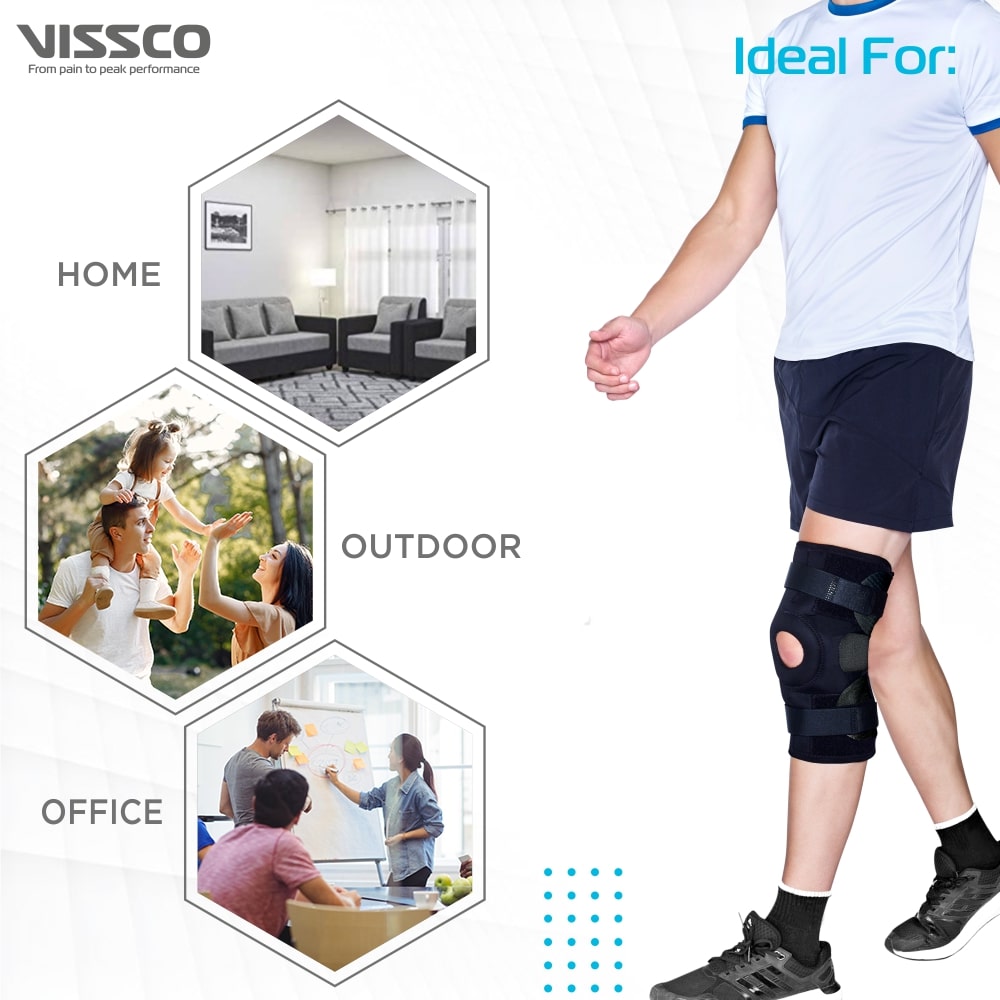Functional Knee Support | Moderate Support & Stability – Black