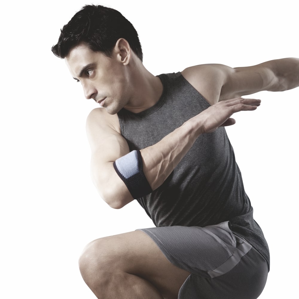 Tennis Elbow Support | Mild Compression for Elbow Pain Relief (Grey)