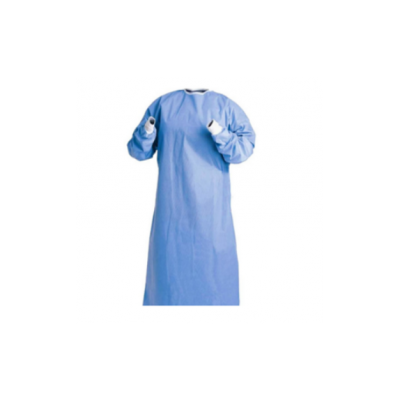 Protective Gown With Cuff: Blue - Full Sleeve