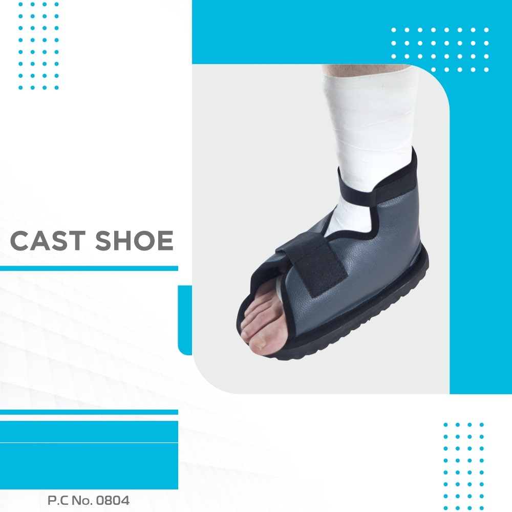 Waterproof Cast Shoe | Protects Foot Cast (Grey)