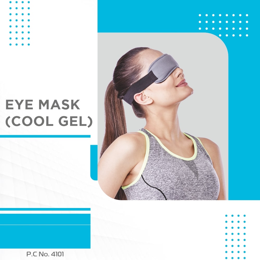 Cool Gel Eye Mask | Relief for Puffy, Tired Eyes & Dark Circles (Grey)