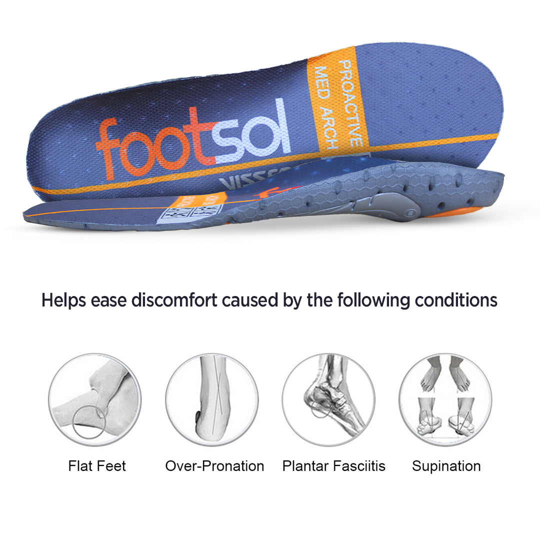 Footsol Shoe Insoles for Medium Arch