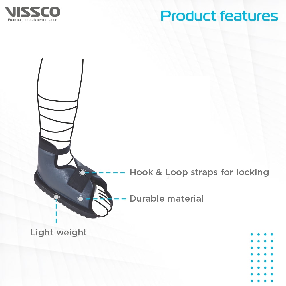 Waterproof Cast Shoe | Protects Foot Cast (Grey)