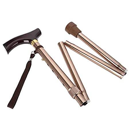 Foldable Bronze Walking Stick