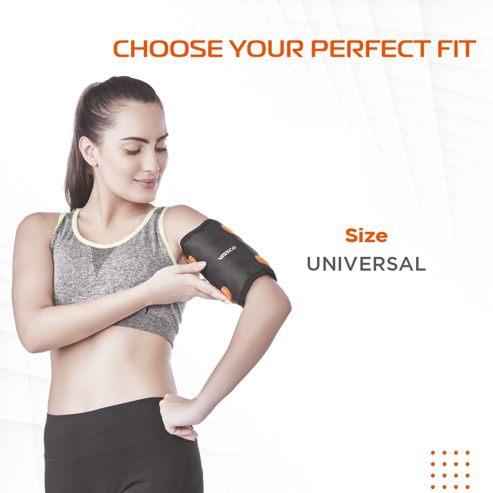 Flexi Hot & Cold Gel Strap | Pain Relief for Muscles & Joints (Black)