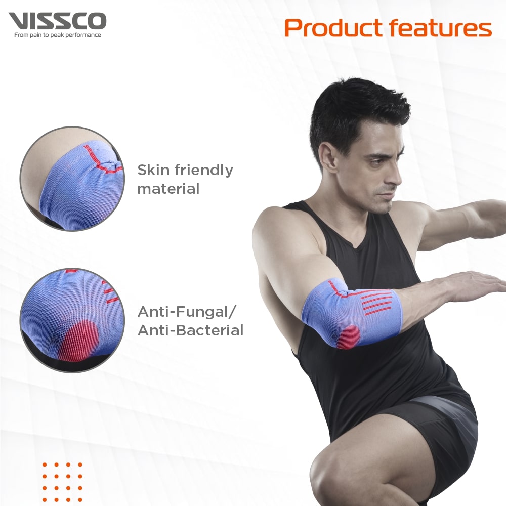 Elbow Support with Strap - Mild Compression