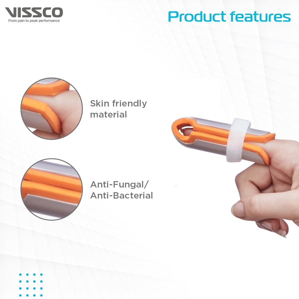 Cot Finger Splint | Adjustable Immobilizer for Finger Support