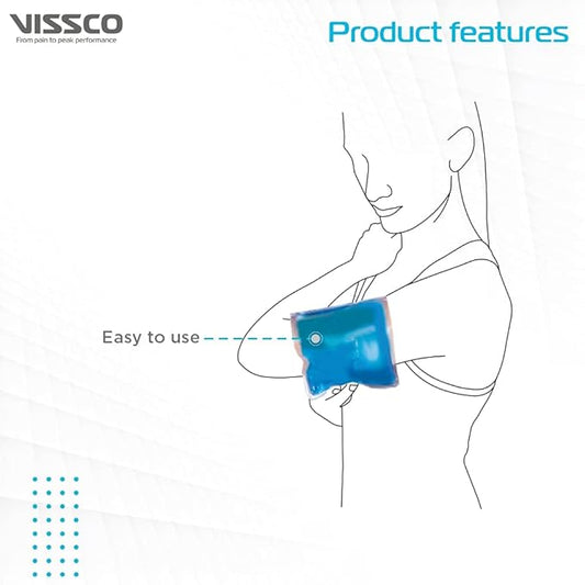 Icecool Gel Pack | Re-Freezable Pain Relief & Swelling (Blue) 24x12 cm