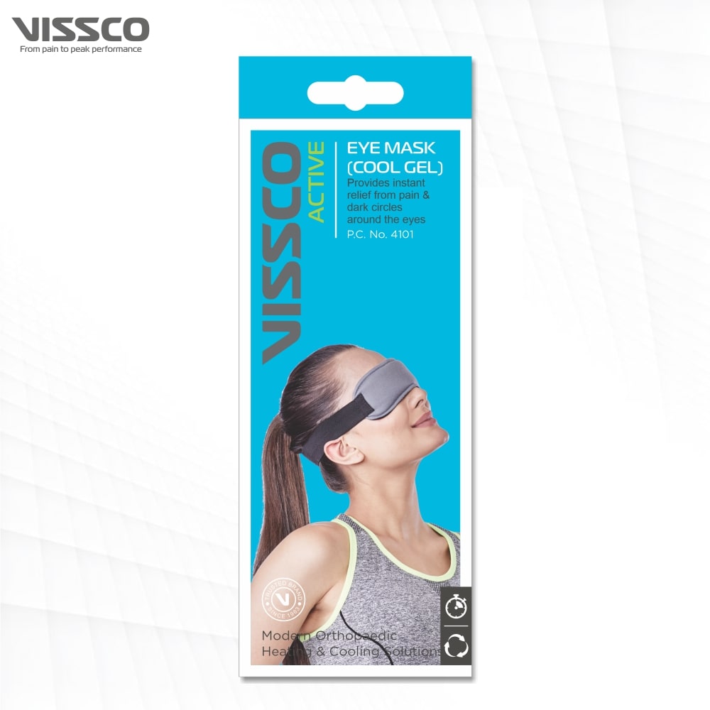Cool Gel Eye Mask | Relief for Puffy, Tired Eyes & Dark Circles (Grey)