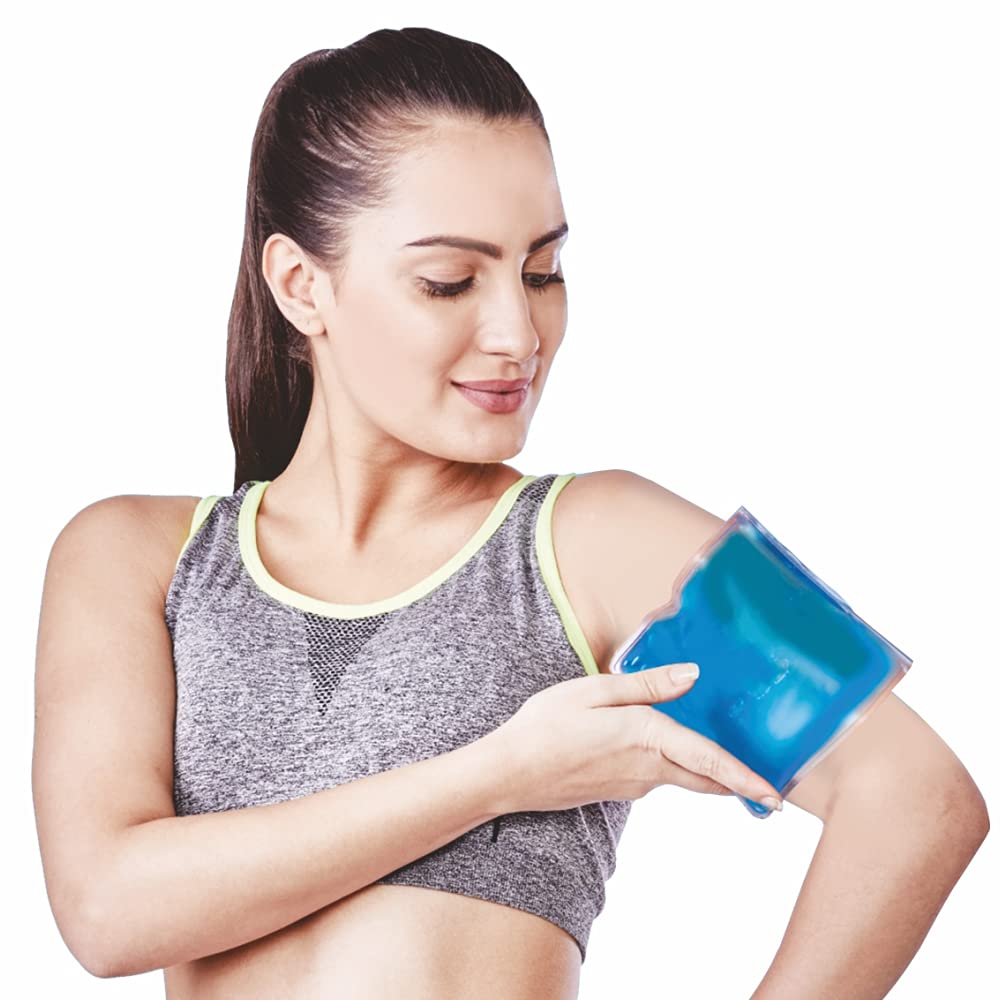 Icecool Gel Pack | Re-Freezable Pain Relief & Swelling (Blue) 24x12 cm