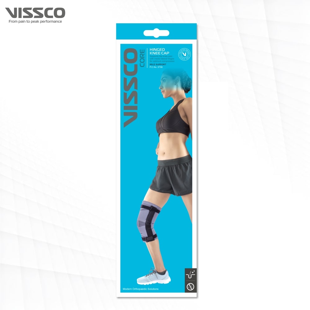 Hinged Knee Cap | Supports Knee Joint with Hinges (Beige)