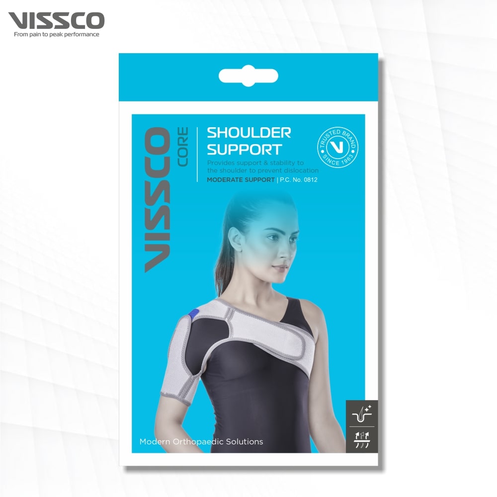 Shoulder Brace – Moderate Support (Grey)
