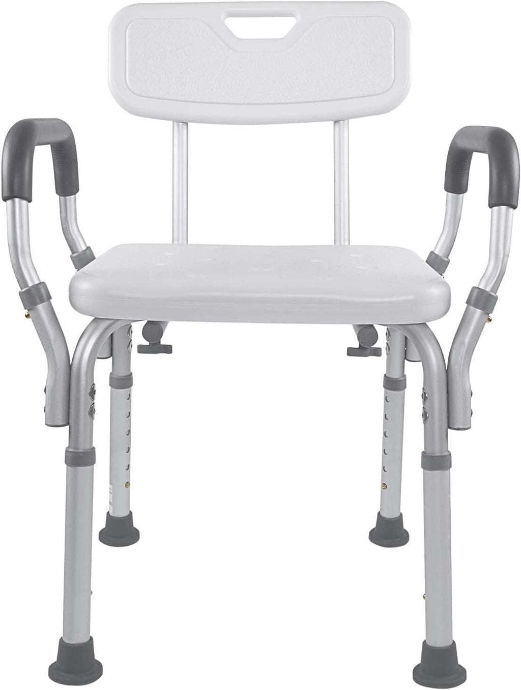 Shower Chair with Detachable Arm Rest & Height Adjustable