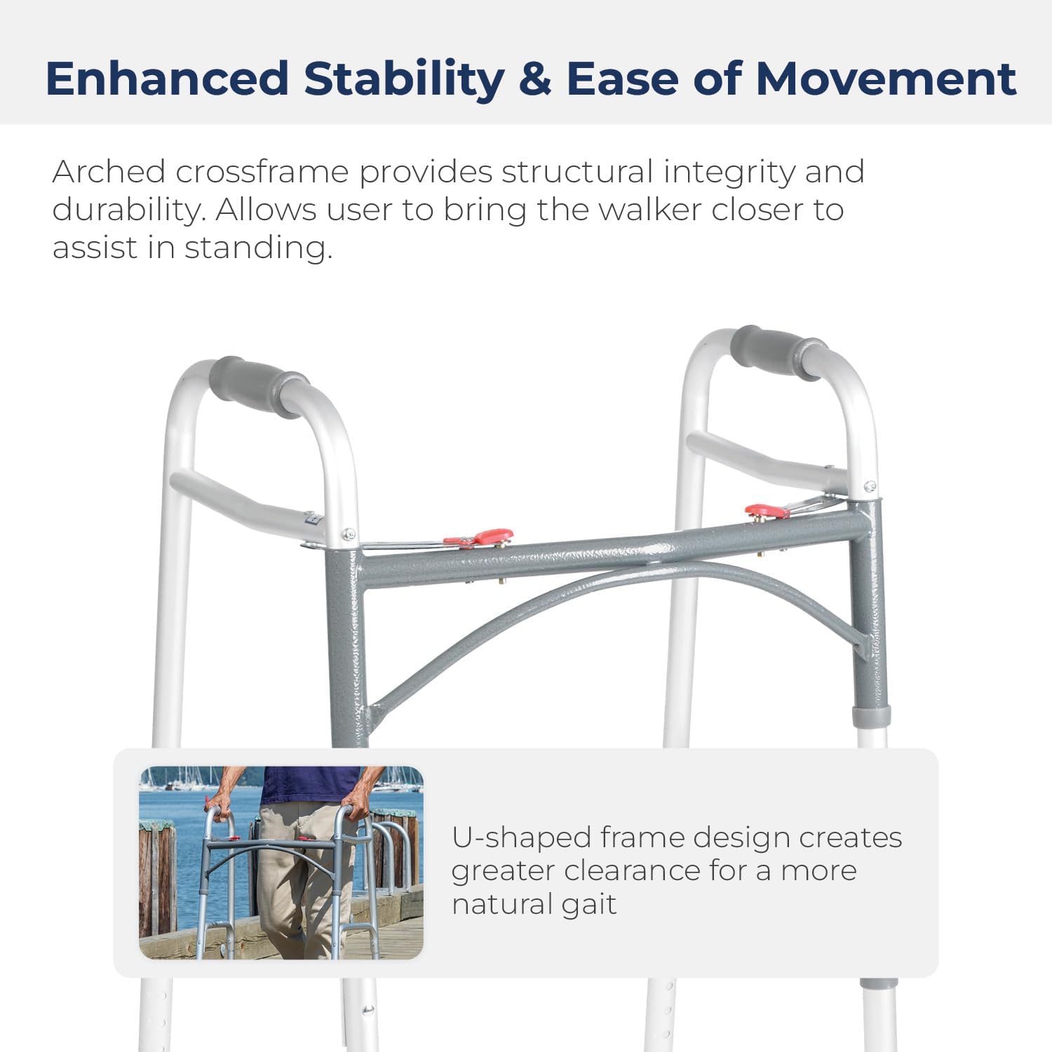 Lightweight Walker for Seniors Foldable