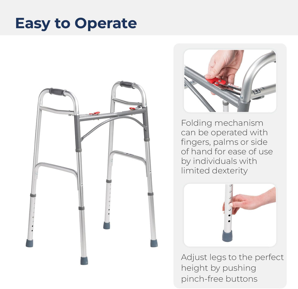Lightweight Walker for Seniors Foldable