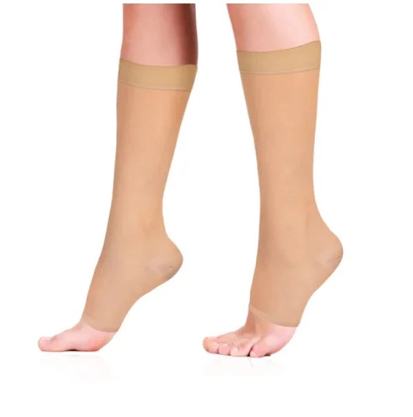 Medical Compression Stocking – Knee Length (Beige)
