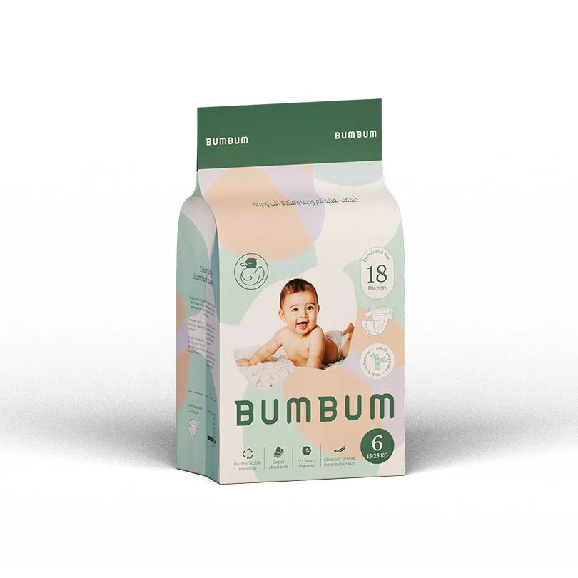 Bum Bum Baby Diapers Type - Sticker