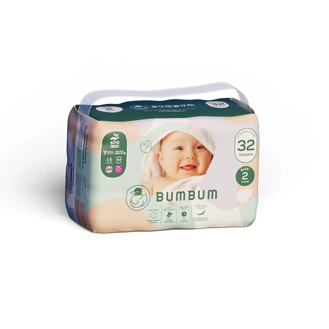 Bum Bum Baby Diapers Type - Sticker