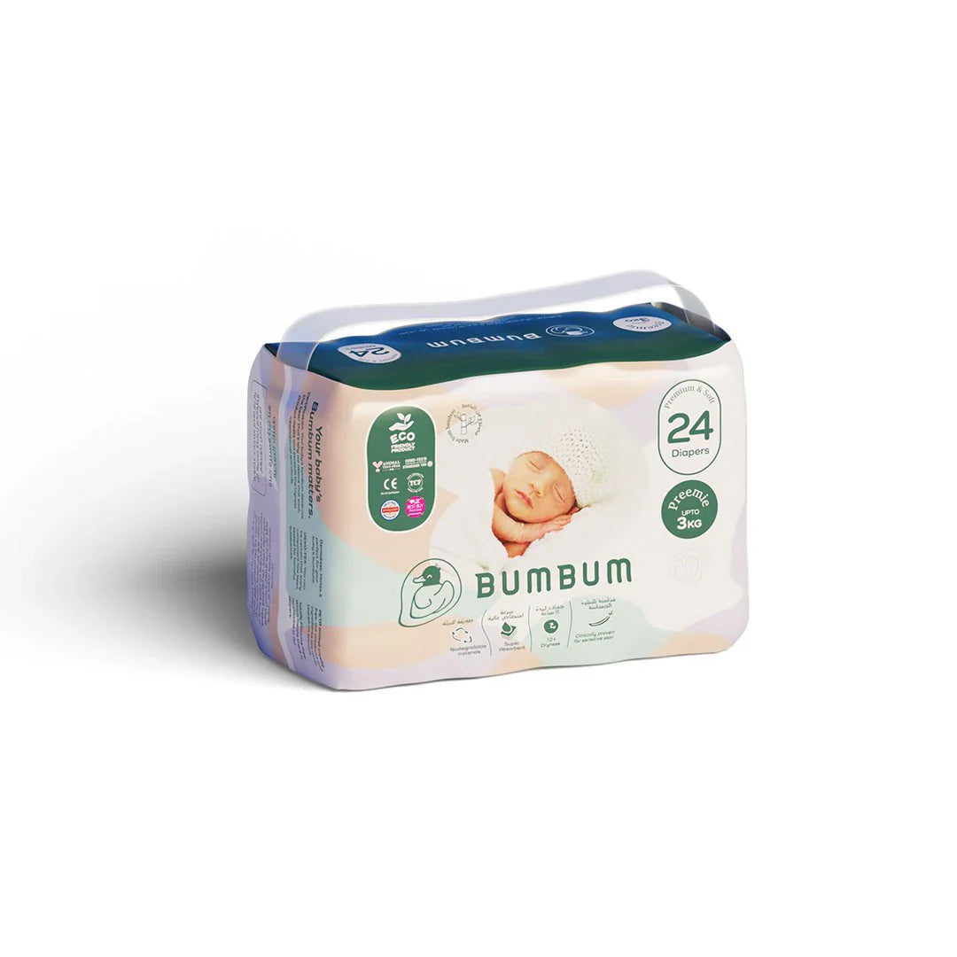 Bum Bum Baby Diapers Type - Sticker