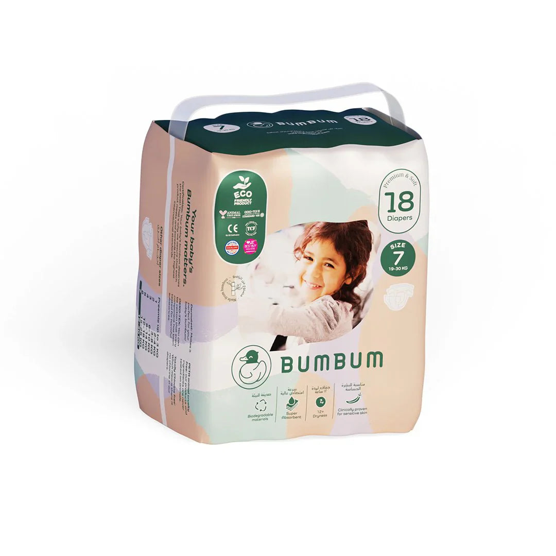 Bum Bum Baby Diapers Type - Sticker