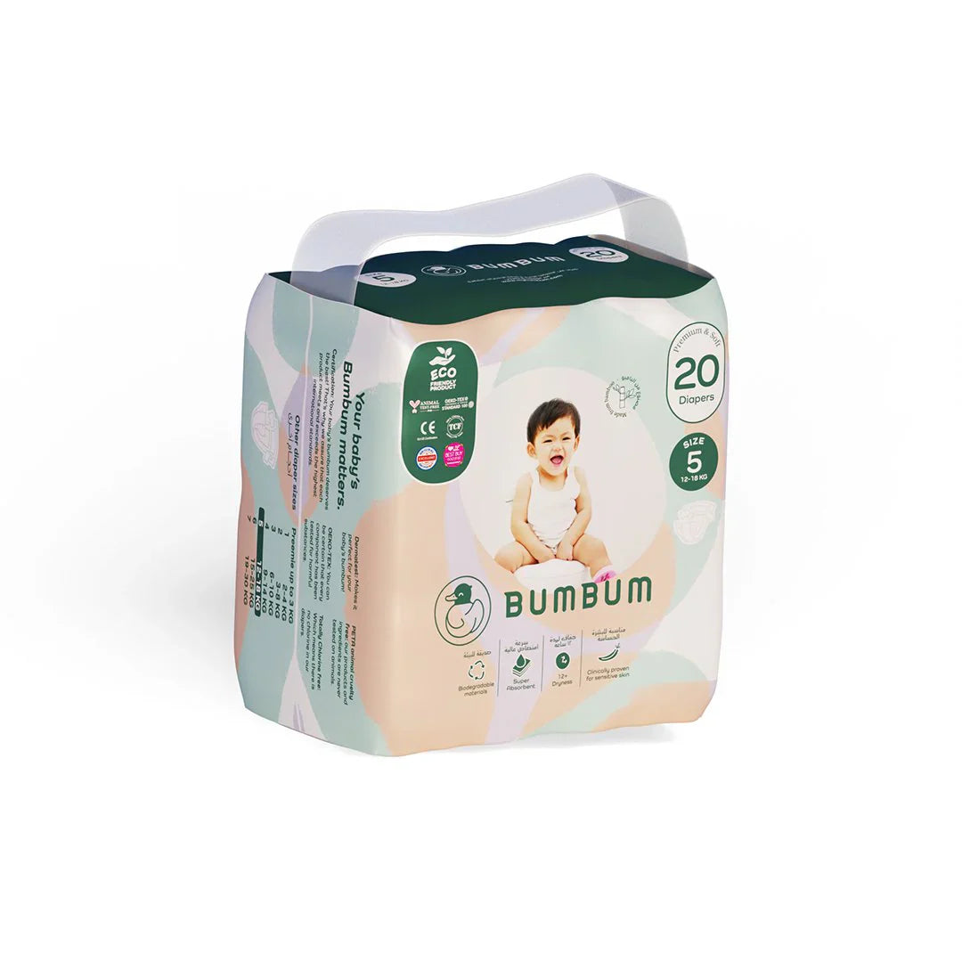 Bum Bum Baby Diapers Type - Sticker