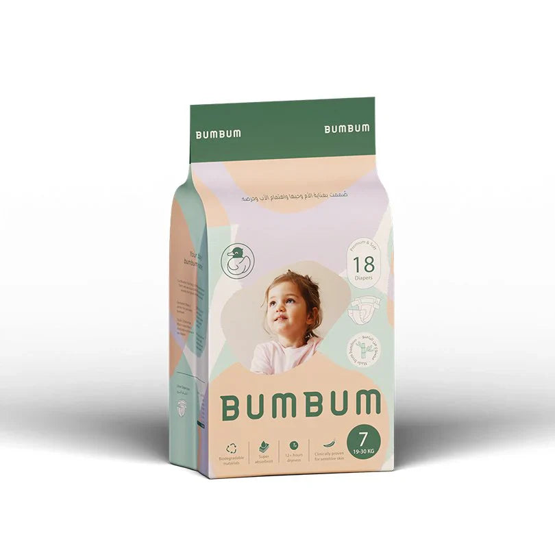 Bum Bum Baby Diapers Type - Sticker