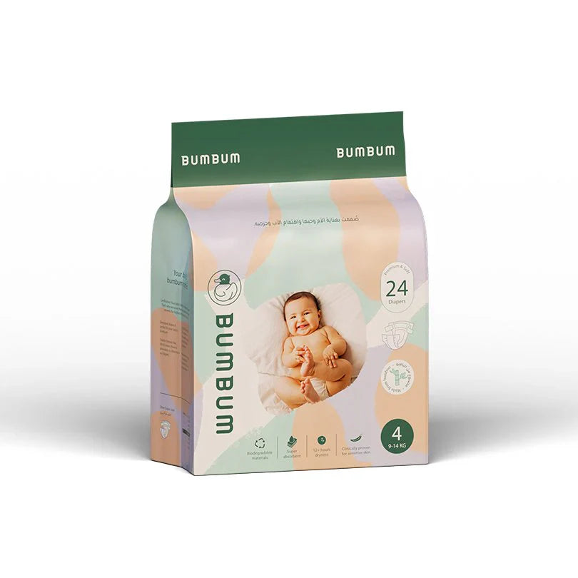 Bum Bum Baby Diapers Type - Sticker