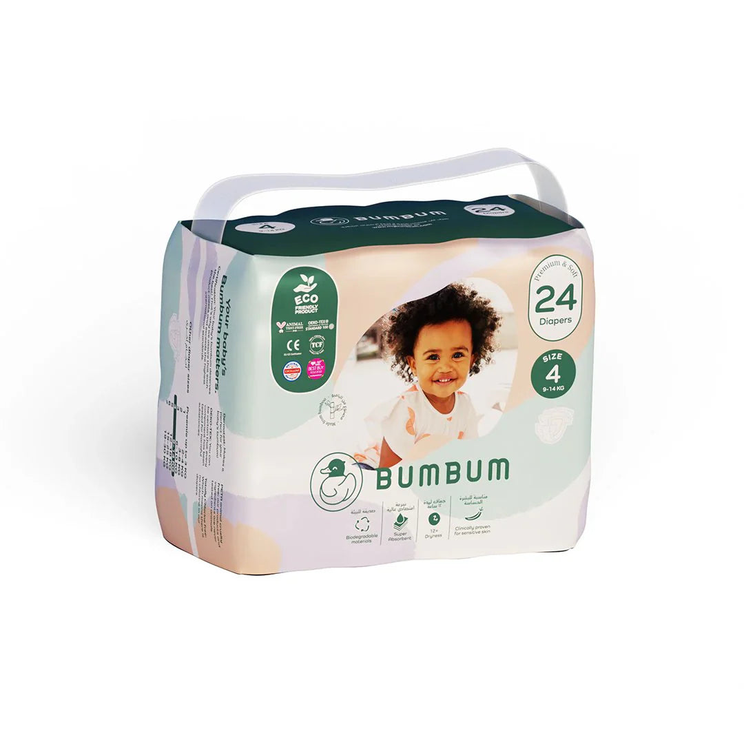 Bum Bum Baby Diapers Type - Sticker