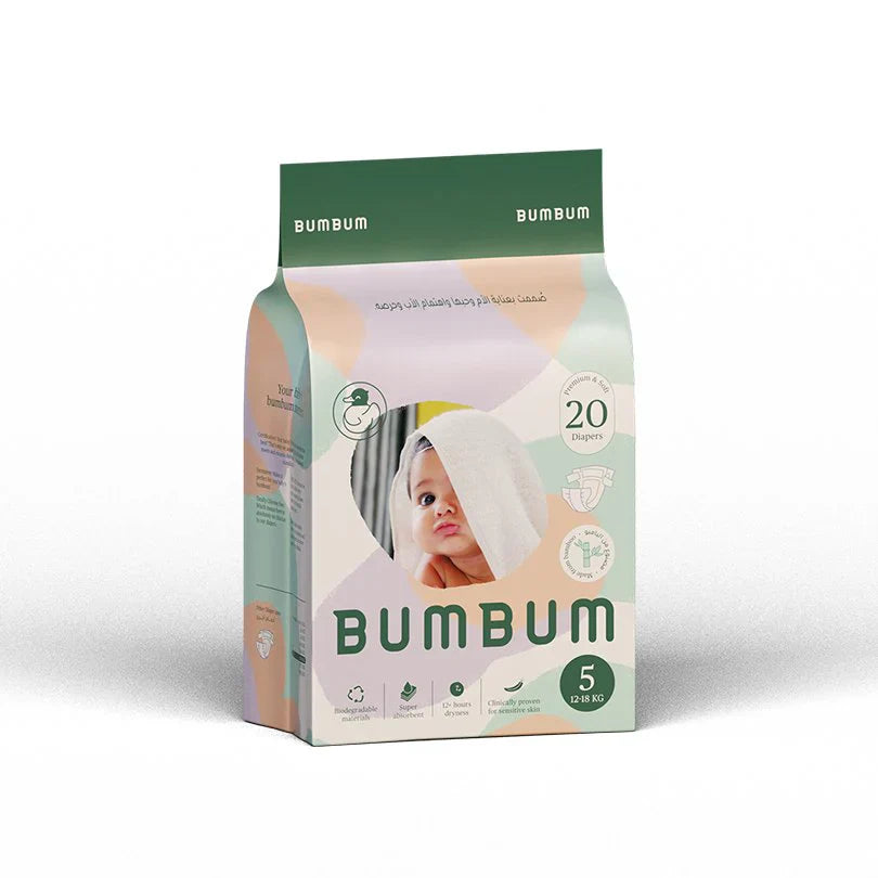 Bum Bum Baby Diapers Type - Sticker