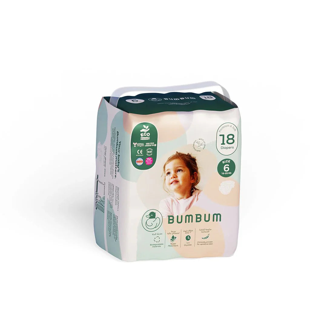 Bum Bum Baby Diapers Type - Sticker