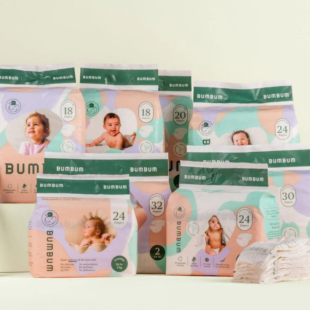 Bum Bum Baby Diapers Type - Sticker
