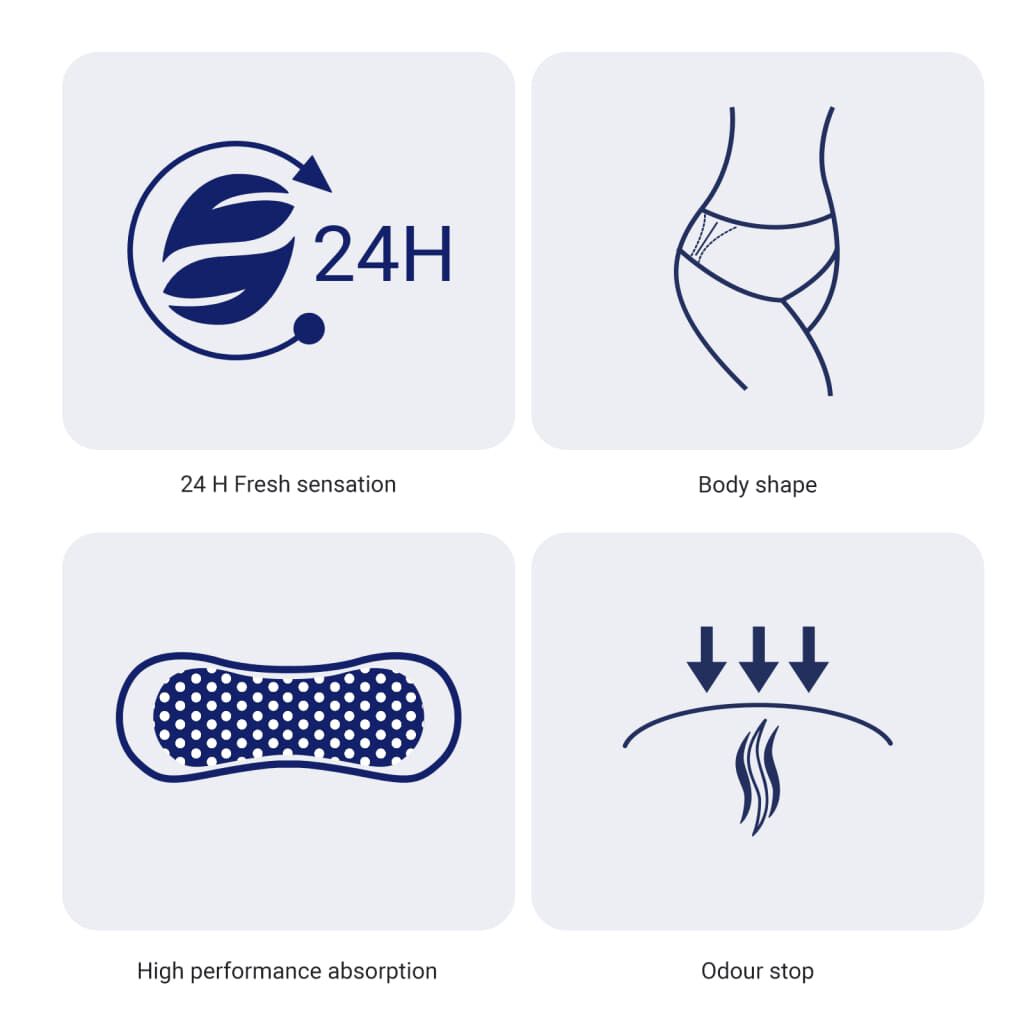 Flufsan Adult Diapers Large Poly Backed - Packet of 15 Pcs