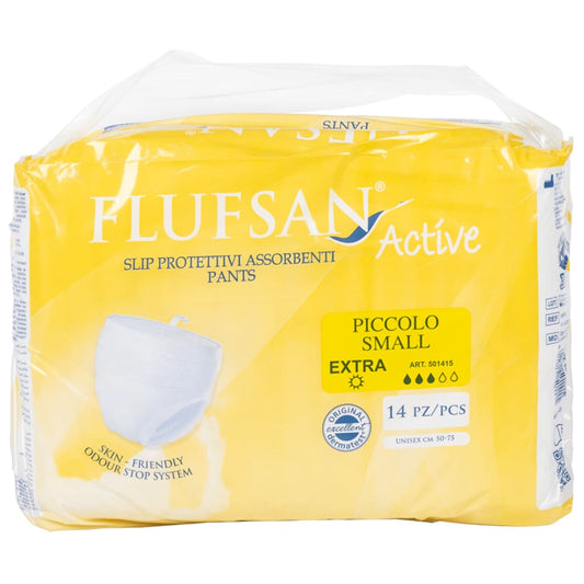 Flufsan Adult Diapers Small Pant - Packet of 14 Pcs