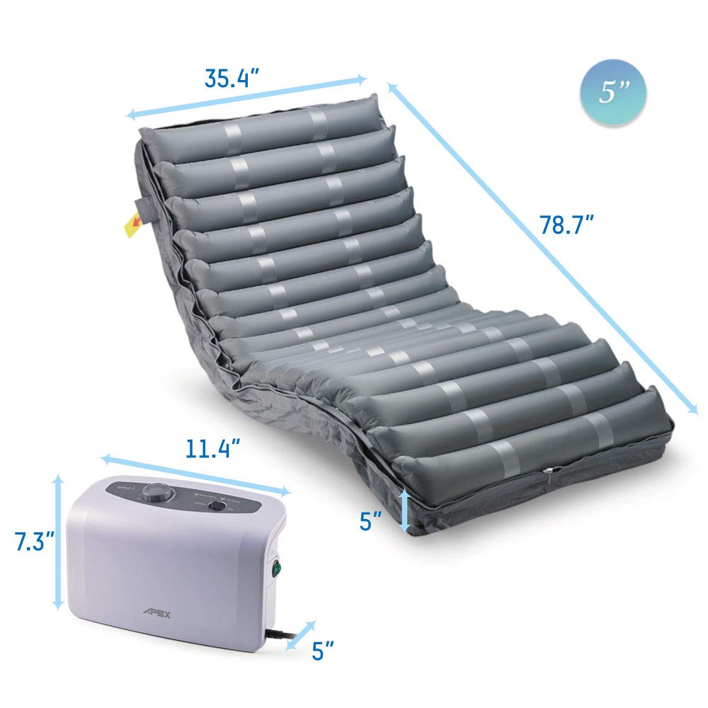 Bed Sores Mattress Well Domus 3 with Air Pump Dimensions: 200 x 90 x 12.7 cm