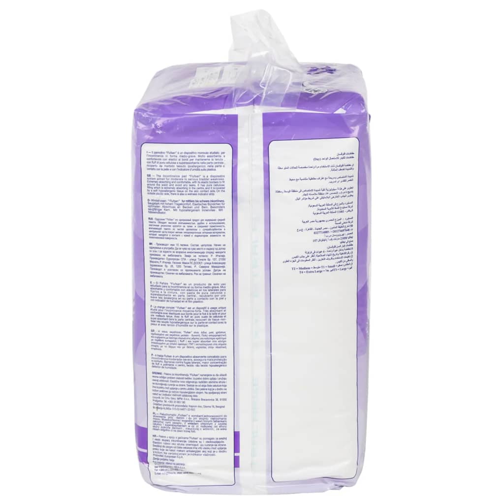 Flufsan Adult Diapers X-Large Poly Backed - Packet of 15 Pcs