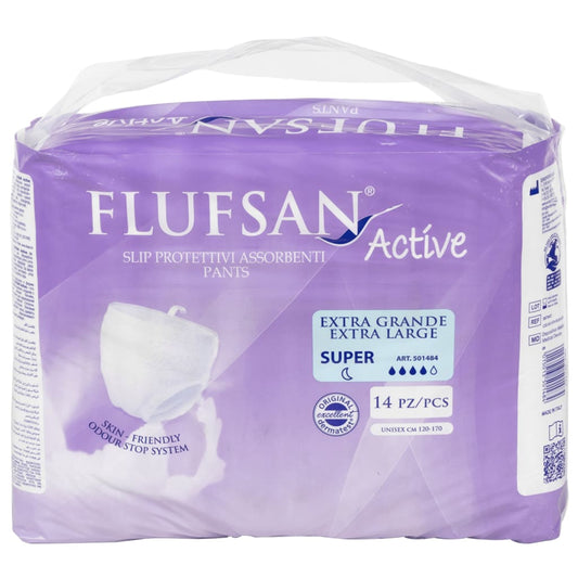 Flufsan Adult Diapers X-Large Pant - Packet of 14 Pcs