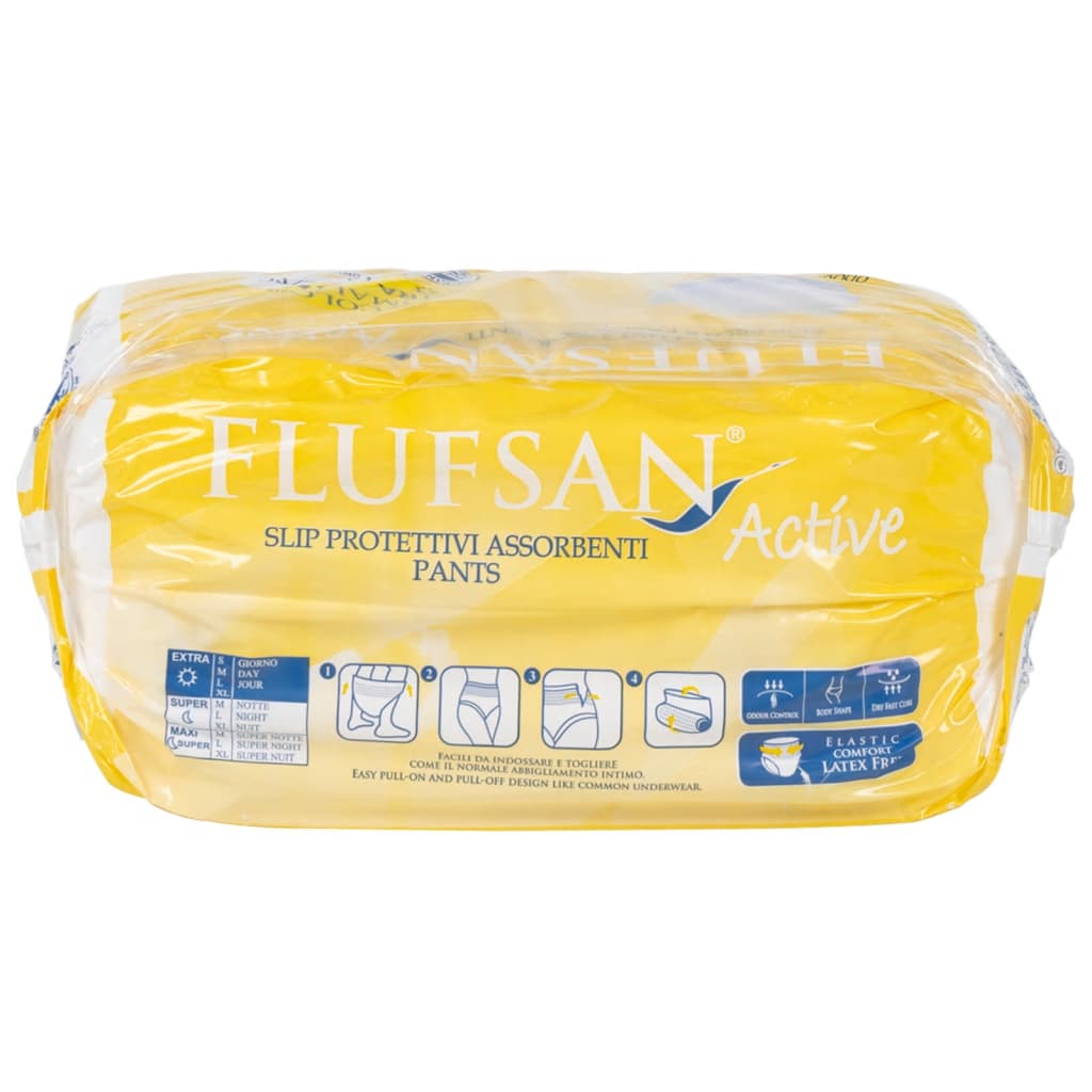 Flufsan Adult Diapers Small Pant - Packet of 14 Pcs