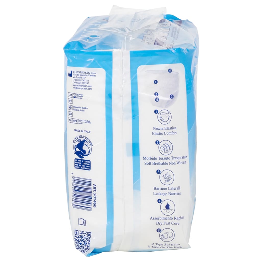 Flufsan Adult Diapers Medium Pant- Packet of 14 Pcs
