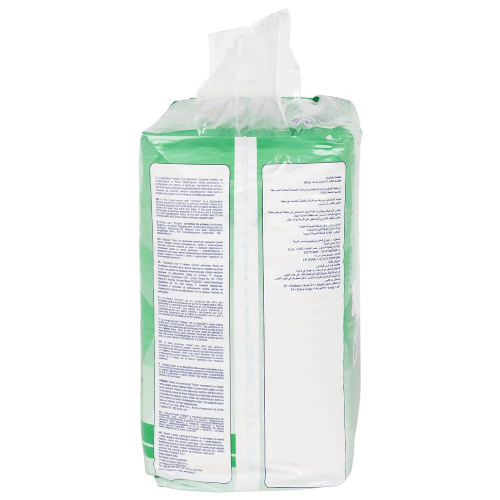 Flufsan Adult Diapers Large Poly Backed - Packet of 15 Pcs